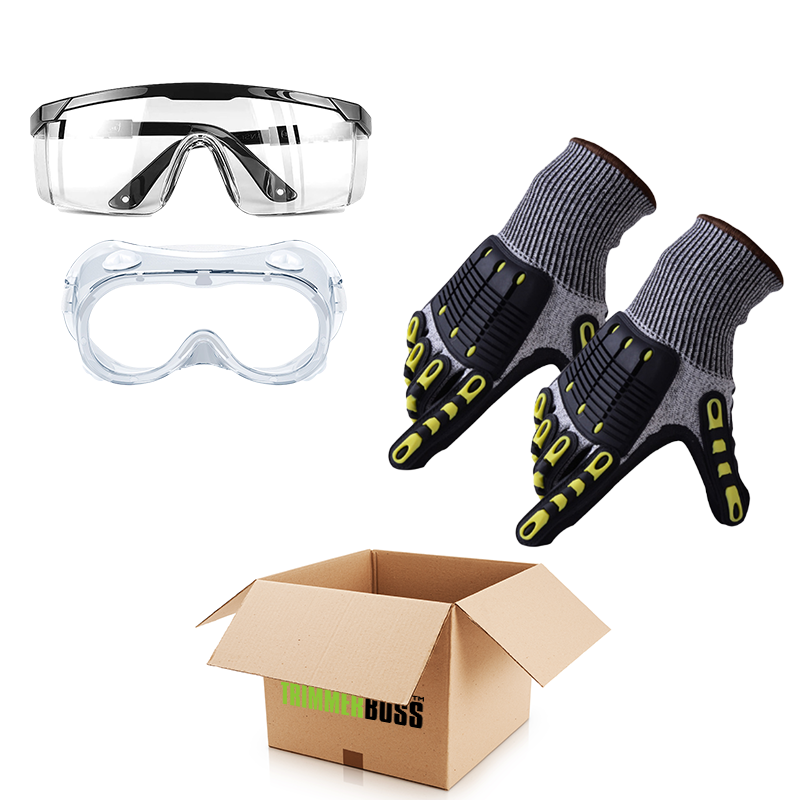 TB Protective Glasses & Gloves for Work